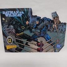 1996 Wizard Batman Vs Wildcat Diecut Trading Card #12 MP - $93.63 MXN