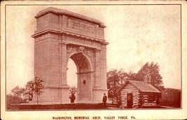 Vintage POSTCARD- Washington Memorial Arch, Valley Forge, Pa BK59 - £3.89 GBP