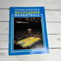 Vintage 1981-1982 West Virginia Mountaineers Men&#39;s Basketball Media Guide - £15.29 GBP