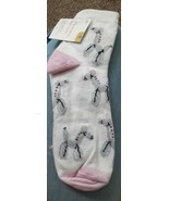 Lot of 3 Ankle Socks Pink/Cream Sparkles Unicorn Balloon Animals Size 4-10 - $94.24 MXN