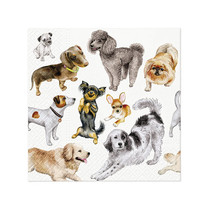 Paw 3-Ply Lunch Napkin 33cm - Dogs Happiness - $338.14 MXN