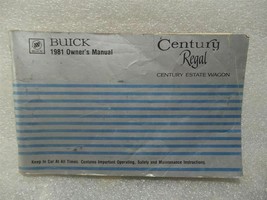 BUICK REGAL CENTURY 1981 Owners Manual 14714 - $13.85