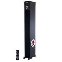 beFree Sound Bluetooth Powered 90 Watt Tower Speaker in Black with 5.1 Inch Subw - £109.20 GBP