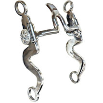 Myler USA Guy Stoops Sterling Silver Star Concho Western Pleasure Cathedral Bit - £285.42 GBP