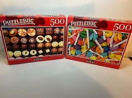 Cra-z-Art 500 Piece Jigsaw Puzzles Fortune Cookies &amp; Chocolate Praline S... - $22.99