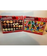 Cra-z-Art 500 Piece Jigsaw Puzzles Fortune Cookies &amp; Chocolate Praline S... - $31.22 CAD