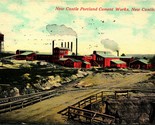 Nuovo Castello Portland Cemento Fabbrica Pennsylvania Pa 1916 DB Cartoli... - $21.45