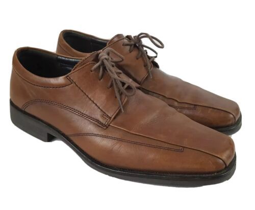 Johnston & Murphy Brown Bicycle Square Toe Oxfords Shoes 59-31180 Mens 11 M  - $27.99