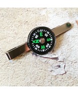 Unique! WORKING COMPASS TIECLIP mixed up dolly WALKING adjustable HIKING... - $10.12