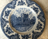 Johnson Brothers Old Britain Castles Blue  Dinner Plate Old Blarney Castle - $23.36