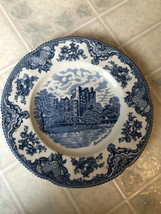 Johnson Brothers Old Britain Castles Blue  Dinner Plate Old Blarney Castle - $23.36