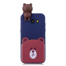Anymob Samsung Case Brown Bear Soft Silicone 3D Unicorn Panda Phone Cover  - £21.49 GBP
