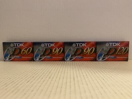 TDK D60 (1), D90 (2), D120 (1) IEC I/TYPE I High Output Audio Cassette Tapes - £14.70 GBP