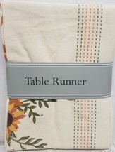 1 Fabric Outdoor Table Runner (14&quot;x72&quot;)  SUNFLOWERS, DII - $17.81