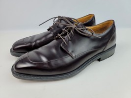 Rockport Burgundy Leather Split Toe Dress Shoes Oxford Men&#39;s 10.5 M Very... - $19.79
