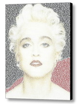 Madonna Like A Virgin Lyrics Incredible Mosaic Framed Print Limited Edition COA - £14.44 GBP
