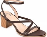 Journee Collection Women Block Heel Ankle Strap Sandals Anikah Size US 7... - £20.24 GBP