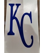 5.5 x 3.5 Kansas City Royals MLB Baseball Vinyl Decal White or blue - $3.36 CAD