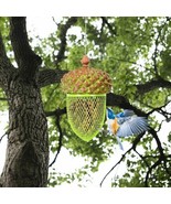 Outdoor Metal Mesh Bird Feeder with Metal Acorn Roof - $108.49
