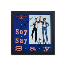 Paul McCartney and Michael Jackson signed Say Say Say 12 Inch Single Album Repri - £67.94 GBP