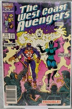 WEST COAST AVENGERS 12 MARVEL QUANTUM HALFLIFE ZZZAX NEWSSTAND SEPTEMBER... - $4.99