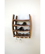 Hanging Wine and Glass Rack - Loire - Made from retired California wine ... - £276.38 GBP