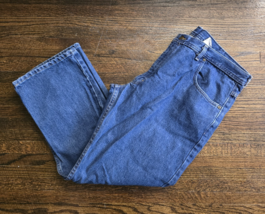 Vintage Key Jeans Mens 40 X 29 Workwear Dark Denim Work Pants - $434.86 MXN