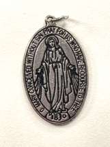 Blessed Virgin Mary Miraculous Medal Pendant Only NO CHAIN - $7.91