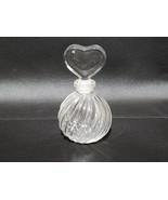 Vintage ROYAL DOULTON Crystal Swirl Perfume Bottle And Heart Stopper / D... - $23.05 CAD