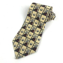 New Vtg Spencer &amp; Lowe Four N Hand Golf Bag Ball Clubs Silk Neck Tie Usa Made - £11.23 GBP