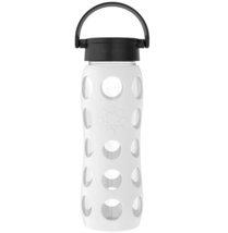 LIFEFACTORY 22 oz Glass Water  Bottle With Silicone Sleeve Screw Top - W... - £14.70 GBP