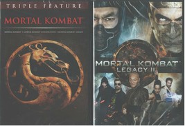 Mortal Kombat 4 Pack: Mk 1 Original+Mk 2: Annihillation+Mk Legacy 1-2- New Dvd&#39;s - £23.87 GBP