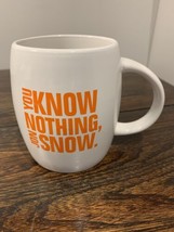 GAME OF THRONES YOU KNOW NOTHING JON SNOW COFFEE MUG TEA CUP - £12.20 GBP
