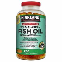 Kirkland Signature Wild Alaskan Fish Oil 1400 mg, 230 Softgels - $27.88