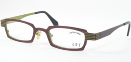 OGI Modell 4017 1172 Brown / Limettengrün Brille Metall Rahmen 46-21-135mm - $81.53