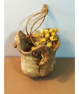 Artisan Pottery: Handmade Rustic Pinch-Pot Wall Vase/Pocket (JD08) - €20,51 EUR