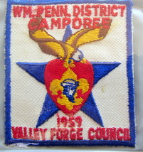 1959 Valley Forge Council, William Penn District ,Camporee patch - £12.21 GBP