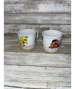 Set 2 Sesame Street Cups Porcelain Japan Mug Big Bird &amp; Ernie - £13.27 GBP