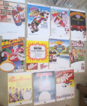 Set of 11 Different  Dr Pepper Cardboard Store Display Posters - $7.67