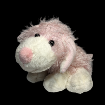 Webkinz Ganz Wirey Pink and White Dog Plush Animal # HM228 Retired 9” No Code - £9.34 GBP