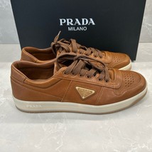PRADA Nappa Leather Downtown Sneakers - 2EE364 - Brown - NEW -  US 10 EU 43 - $890.90