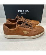 PRADA Nappa Leather Downtown Sneakers - 2EE364 - Brown - NEW -  US 10 EU 43 - $890.90