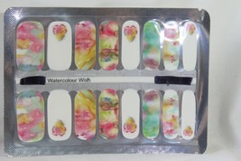 Nail Polish Strips (new) WATERCOLOUR WISH - 16 STRIPS - FUN &amp; EASY TO USE! - $10.89