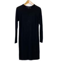 Vero Moda Meghan Long Sleeve O-Neck Dress Womens size Small Black Fine Knit - £28.77 GBP