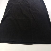 August Max Woman A-Line Midi Skirt Womens Plus 18W Black Side Zip & Slit Pull-On image 7