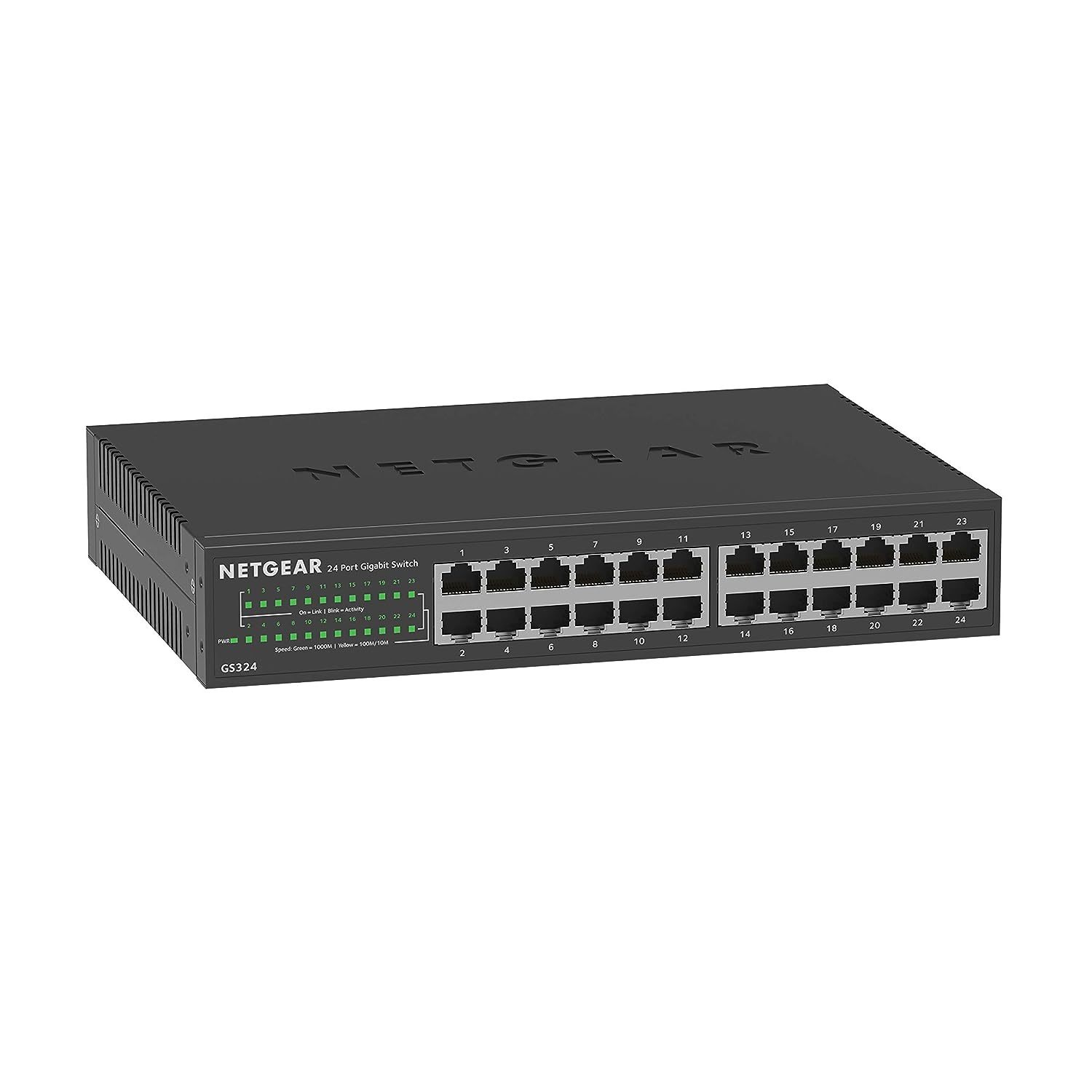 Primary image for 24-Port Gigabit Ethernet Unmanaged Switch (Gs324) - Desktop, Wall, Or Rackmount,