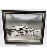 Vintage Photo USAF Thunderbirds Taking Off Formation F-100 Super Sabre 1... - $40.52 CAD
