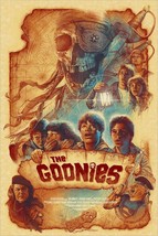 1985 The Goonies Movie Poster 11X17 Mouth Chunk Sloth One Eyed Willie ‍☠️☠ - £9.15 GBP