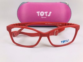 New TOTS Matte Red AWESOME Eyeglasses for KIDS 50mm with Case &amp; Strap - $829.47 MXN
