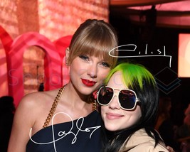 Billie Eilish Taylor Swift Signed 8x10 Glossy Photo Autographed RP Poster Print - £13.46 GBP